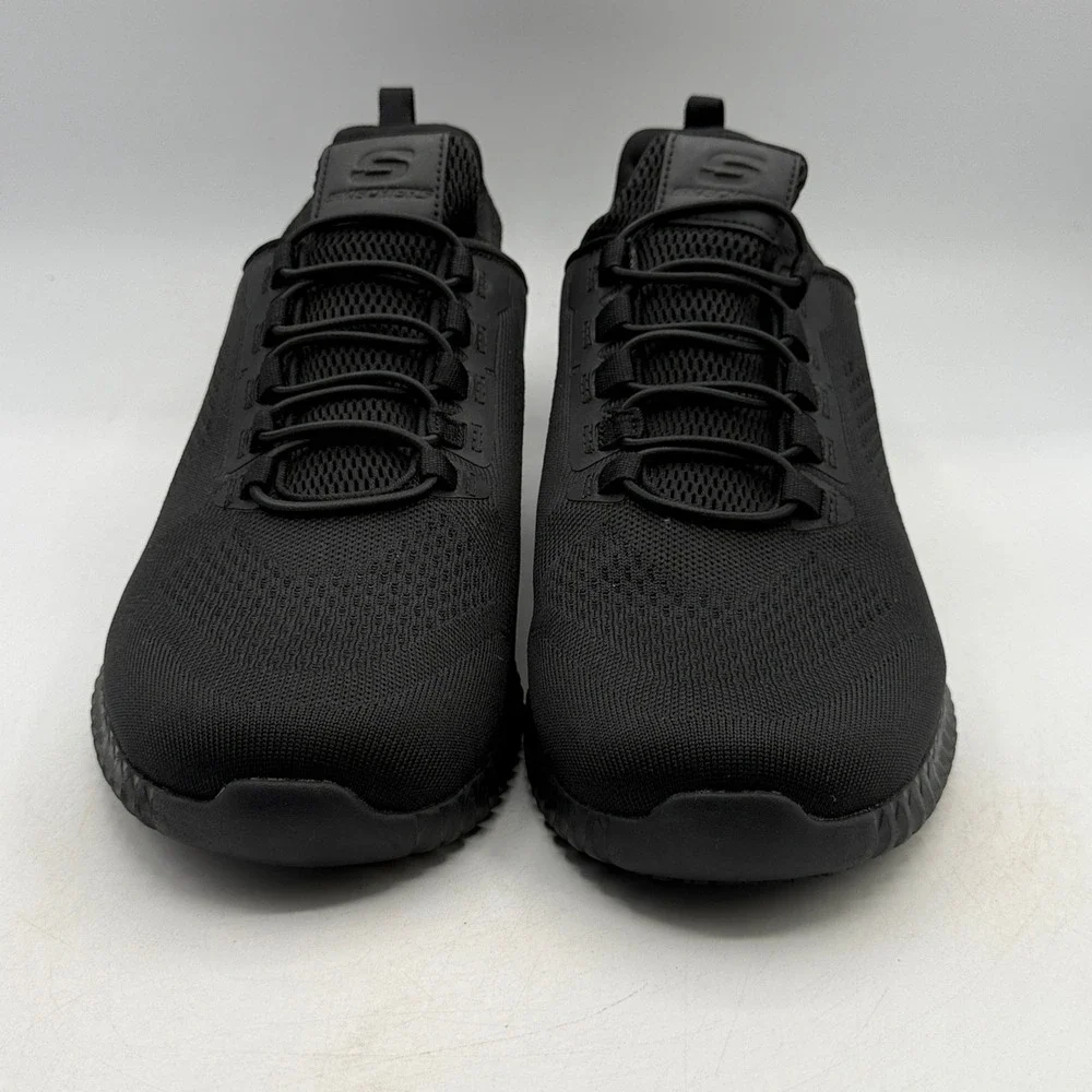 Skechers Cessnock Shoes Mens Size 13 Black Black Work 77188W/BLK